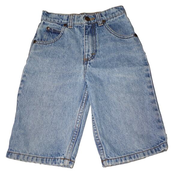 Vintage Wrangler Denim Shorts Light Wash Relaxed Fit USA Made 90s Style - Picture 1 of 8